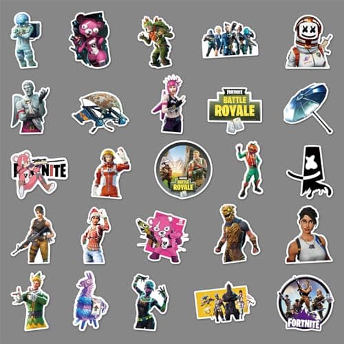 Fortnite Game Stickers 50Pcs Sticker Packs for Skateboard Car Laptop Water Bottles Travel Stickers for Boys Grils Teens Adults … - Fortnite thumbnail 2