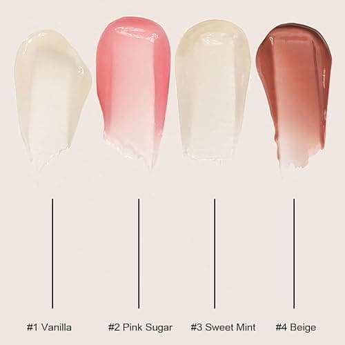 4 PCS Summer Lip Balm Tinted Lip Butter Balm - Conditioning Lip Mask,Ultra-Hydrating,Instant Moisture, Shine,Hydration - Sheer-Tinted,Soothing Lip Care - 0.5 Fl Oz (Pack of 4) thumbnail 2