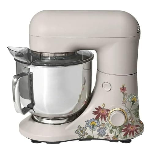 Wonderful Kitchen Stand Mixer 5.3 Qt Bowl, 12 Speeds Tilt-Head, Dough Hook Flat Beater Whisk for Baking Tasks Metal Build for Baking (Wildflower Porcini Taupe) - Image 1