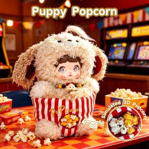 Mckkymi Plush Blind Box,Kawaii Nommi About The Childhood Series Stuffed Blind Box Doll 1PC,Unique Designs Keychain & Bag Charm,Cute Anime Vinyl Plushies Collectible for Birthday (Random 1PC) thumbnail 8