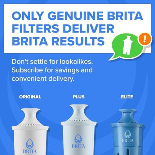 Brita Metro Small 6-Cup Water Filter Pitcher with BritaPlus Filter, WQA NSF/ANSI Certified, Reduces 2X Contaminants vs. Standard, Reduces Chlorine, Zinc, Copper, Mercury & More, Clear thumbnail 9
