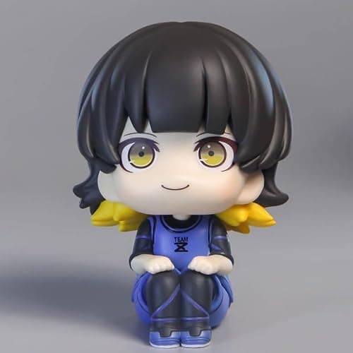Puruuige Bachira Meguru Figure Anime Look Up Figurine 3.9'' PVC Cute Q Version Action Figure Model Cake Topper Collectible Statue thumbnail 4