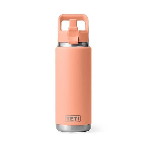 YETI Rambler 26 oz Bottle, Vacuum Insulated, Stainless Steel with Color Matching Straw Cap thumbnail 8