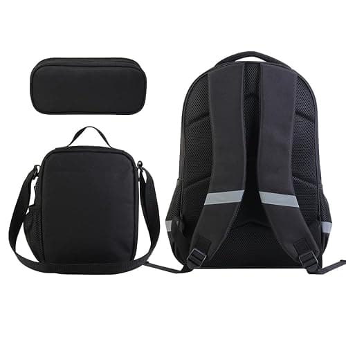 RTBBCKS Backpack Set, Basketball Backpack for School, Bookbag with Lunch Box, Perfect for Boys thumbnail 7