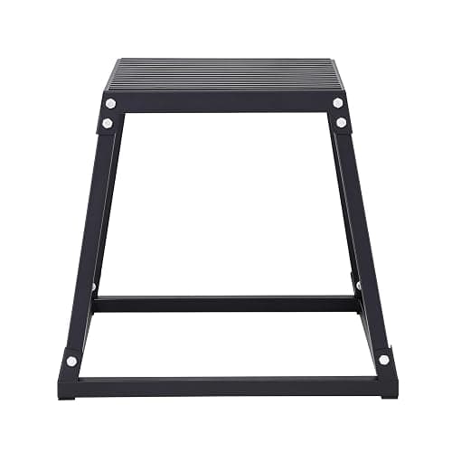 VEVOR Plyometric Jump Box, 12-30 Inch Plyo Box, Steel Plyometric Platform and Jumping Agility Box, Anti-Slip Fitness Exercise Step Up Box for Home Gym Training, Conditioning Strength Training thumbnail 9