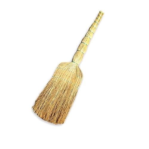 Traditional Unique Handmade American Corn Sweeping Broom for Garden, Stable or Yard - Image 1