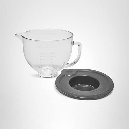 KitchenAid 5 Quart Tilt-Head Glass Bowl with Measurement Markings & Lid - KSM5GB thumbnail 6