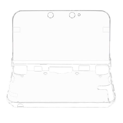 OSTENT Protection Clear Crystal Hard Guard Case Cover Skin Shell pour Nintendo 3DS XL / 3DS LL Couleur Blanc Clair - Image 1