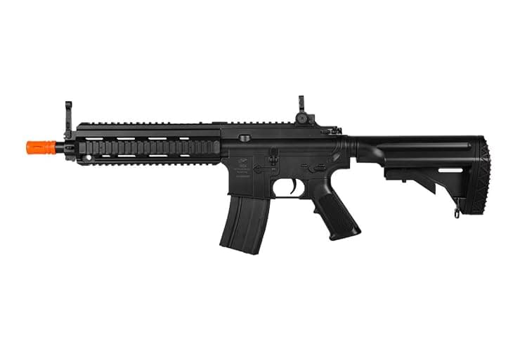 Double Eagle M804A2 LPEG Airsoft Gun w/Red Dot Sight - Black - Image 1