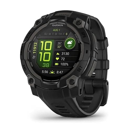 Garmin Instinct® 3 45mm, AMOLED Display, Rugged Outdoor GPS Smartwatch, Metal-Reinforced Bezel, Built-in Flashlight, Up to 18 Days of Battery Life, Black thumbnail 4