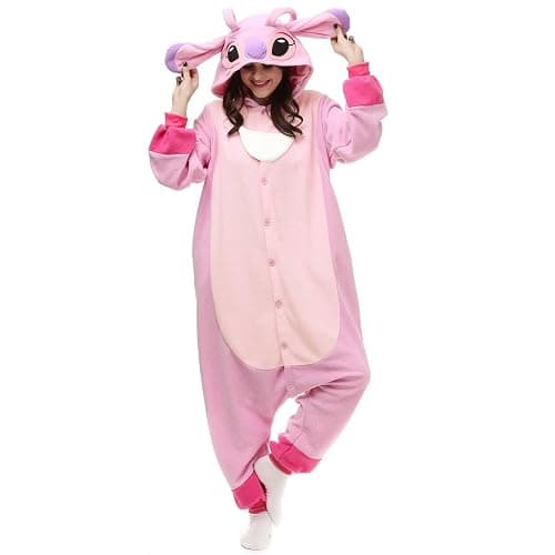 Wishliker Adult Onesie Animal Pajamas Halloween Cosplay Costumes Party Wear Blue - Image 1