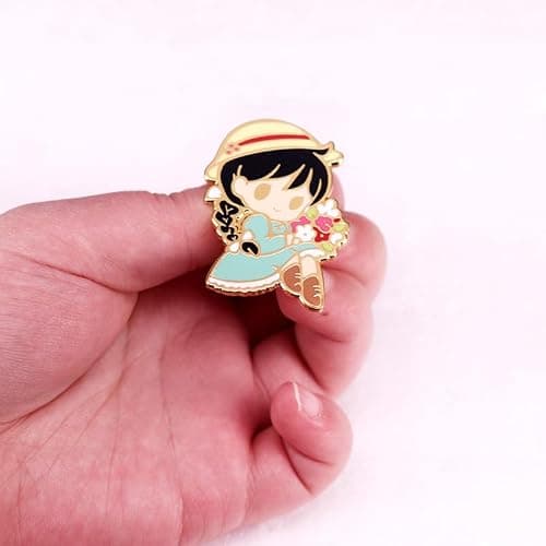 DJMANMENGG Howls Pin Anime Howl's Cosplay Pins Jewerly Merch Gifts For Men Women thumbnail 8