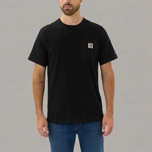 Carhartt Men's Force Relaxed Fit Midweight Short-Sleeve Pocket T-Shirt thumbnail 4