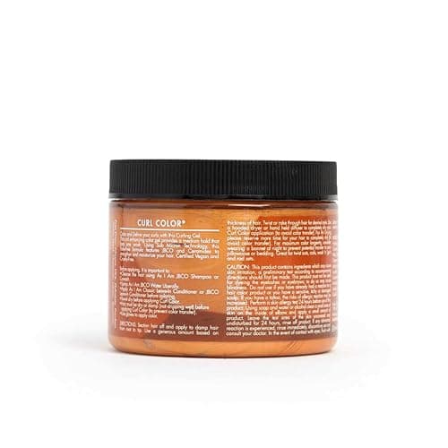 As I Am Curl Color - Bold Gold - 6 oz - Temporary Color & Curling Gel - Medium Hold - Vegan & Cruelty Free thumbnail 2