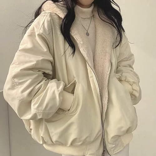 Women's Gothic Zip Up Hoodie Goth Fleece Fur Y2K Coats Cyber Punk Grunge Jackets Dark Academia Acubi Top Clothing thumbnail 6
