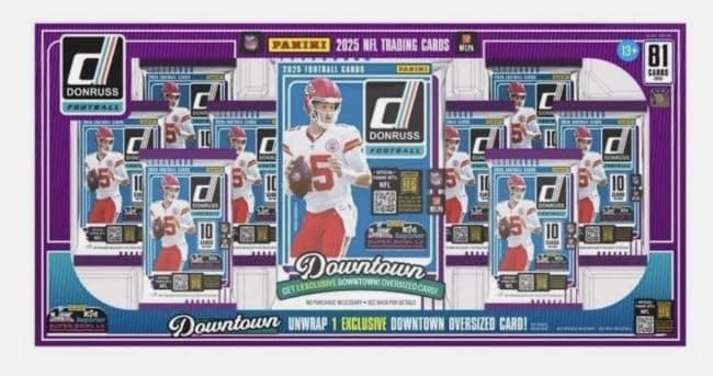 2025 Panini Donruss Football Card Factory Sealed Bundle Box - Image 1