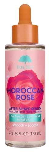 Tree Hut Moroccan Rose After Shave Serum, 4.3 Fl Oz | Post Shave Treatment to Prevent Ingrown Hair, Helps Keep Skin Smooth & Soothed After Shaving - Image 1