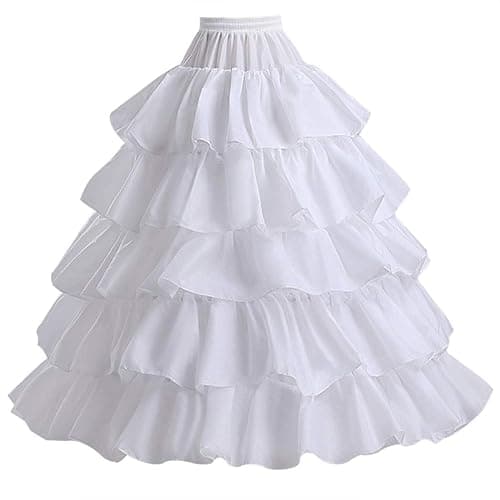 VeMee Women Wedding Petticoat Crinoline Underskirt Slips Underskirt for Women - Image 1