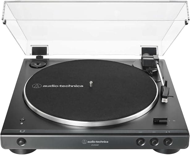 Audio-Technica LP60XBTBK Full Automatic Wireless Belt-Drive Turntable Black - Image 1