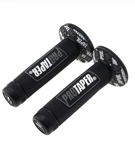 Motorrad Protaper Griffe Motocross Grip Lenker Dirt Pit Bike 7/8" Handlebar GUMMIgel-Dual Density MX Grips (Color : Black) - Image 1