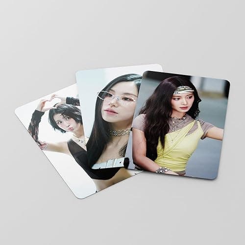 Twice Photocards 2025 New Lomo Cards,Twice Cards for Gift and Fans Collection (55PCS-Red) thumbnail 3