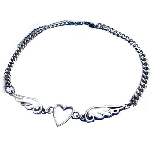 Angel heart wing necklace unisex - Image 1