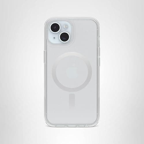 OtterBox iPhone 15, iPhone 14, and iPhone 13 Symmetry Series Clear Case (Clear), Snaps to MagSafe, Ultra-Sleek, Raised Edges Protect Camera & Screen thumbnail 7