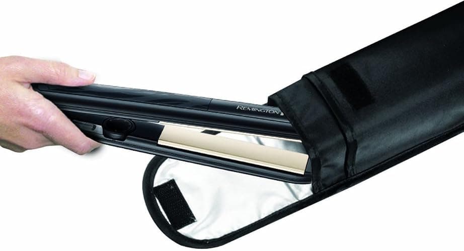 Remington Glätteisen Ceramic Straight (4-facher Schutz: antistatische Keramik-Turmalin-Beschichtung -gleichmäßige Wärmeverteilung, geringere statische Aufladung & seidiger Glanz) Haarglätter S3500 thumbnail 3