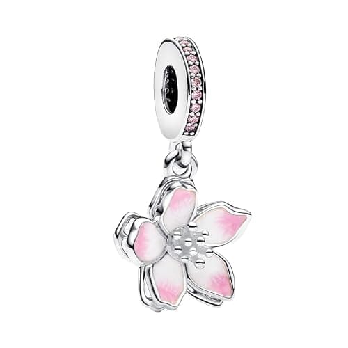 Feitery Compatible with Charms Pandora Kirschblüten Bead Charms für Damen - Image 1
