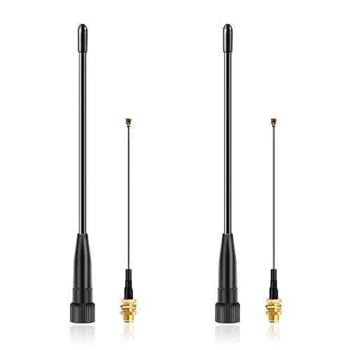 Meshtastic 915MHz LoRa Whip Antenna 10dBi Gain, 17cm Long Range SMA Male Omni Antenna (2 Sets), Slinkdsco - Image 1
