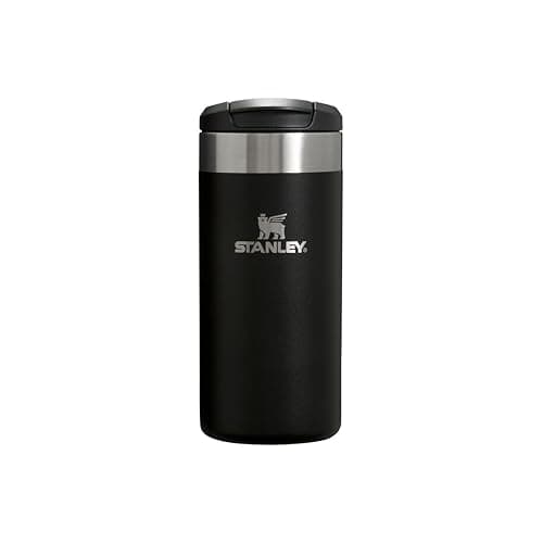 STANLEY Aerolight Transit Thermobecher 0.35L - Hält 4 Stunden Heiß - Spülmaschinenfest - Kaffeebecher To Go Auslaufsicher - Kompatibel Mit Gängigen Pkw-Getränkehalterungen - Thermosflasche - Black - Image 1