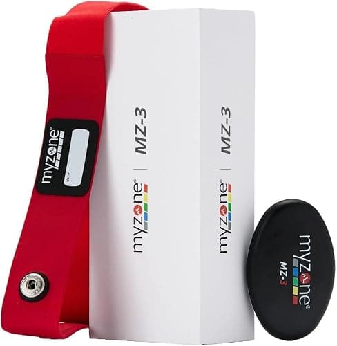 MYZONE MZ-3 Physical Activity Chest Strap Heart Rate Monitor - Fitness & Activity Tracker - Image 1
