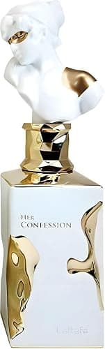 Lattafa Her Confession for Women Eau de Parfum Spray, 3.4 Ounce / 100 Ml - Musk - Image 1