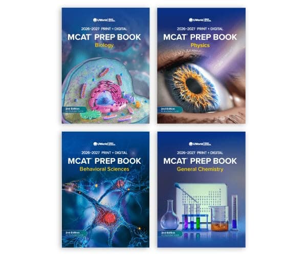UWorld MCAT Books 2026-2027: 8 MCAT Prep Books (Printed & Interactive Digital), 6 Science Review Books + 2 MCAT CARS Practice Books thumbnail 2
