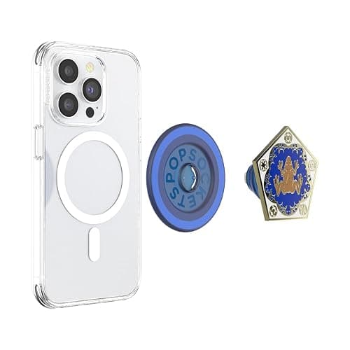 PopSockets Phone Grip for MagSafe with Kickstand, Magnetic Stand, Swappable Top, Secure Hold for iPhone MagSafe Cases, Phone & Tablet Grip, Harry Potter - Enamel Chocolate Frog thumbnail 4