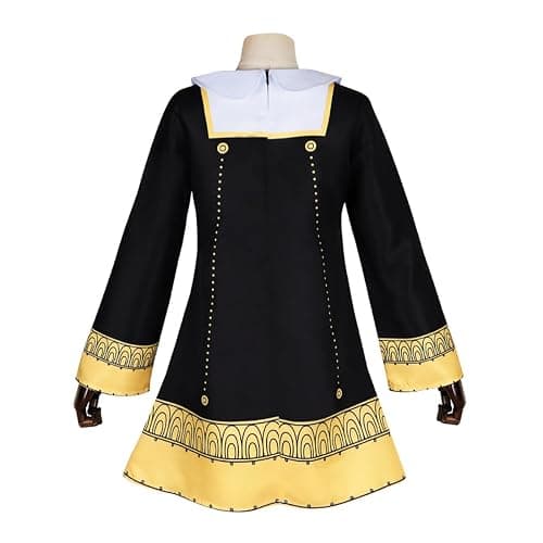 AKTOTO Thorn Princess Yor Forger Cosplay Gothic Dress Anya Forger Cosplay Anime Halloween Full Dress with Wig thumbnail 4