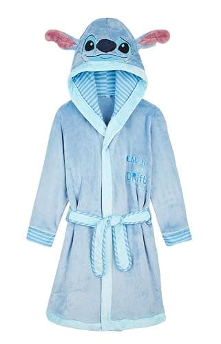Disney Kids Dressing Gown, Lilo and Stitch Robe Girls Boys, Stitch Gifts - Image 1