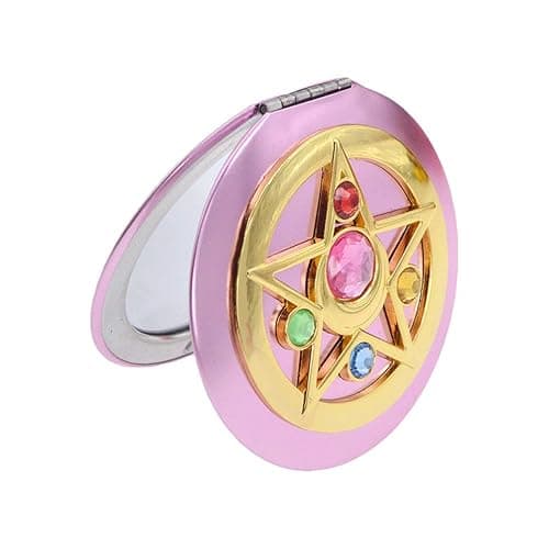 SHOWLOUE Makeup Compact Mirrors, Personal Makeup Mirror Portable Travel Handheld Foldable Double Sided Mirror thumbnail 3