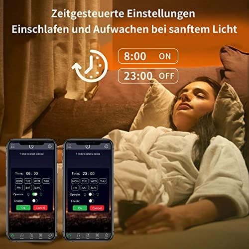 KSIPZE Led Streifen 10m, RGB LED Strip mit Fernbedienung Bluetooth App, Dimmbar Farbwechsel led Lichterkette Lichtband Musik Sync, Selbstklebend Leds Kette Leiste band Beleuchtung für Zimmer Partei thumbnail 4