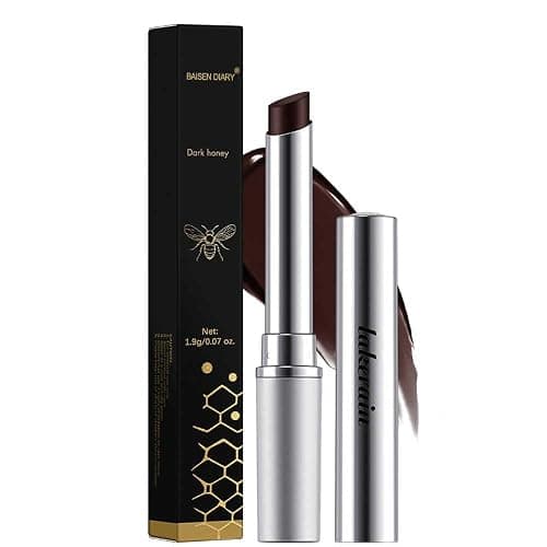 Honey Lipstick Tinted Lip Balm - Sheer Hydrating Lipstick for All Skin Tones - Moisturizing Lip Color, Nourishing Lip Balm with a Hint of Natural Black Cherry Tint thumbnail 10