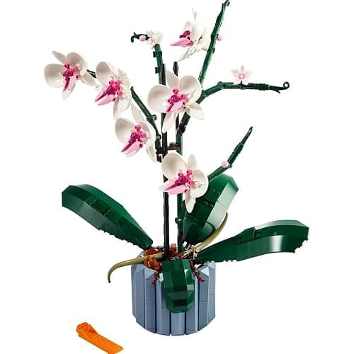 LEGO Botanicals Orchid - Artificial Plant Set for Adults incl. Faux Flowers and a Buildable Vase - Home Office Decor - Gift Idea for Women and Men - 10311 thumbnail 8