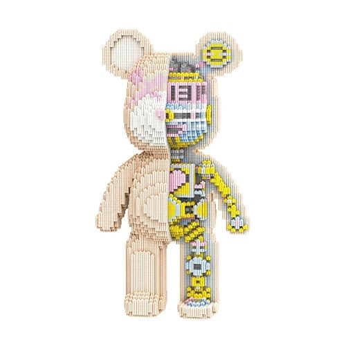 DAHONPA Animal Mechanical Bear Micro Building Blocks Set with Drawer(7220PCS), Personalized Decoration, Gift for Adults and Kids - Image 1