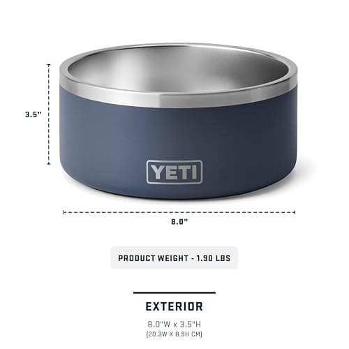 YETI Boomer 8 stainless steel dog bowl thumbnail 4