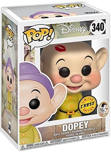 Disney: Snow White and the Seven Dwarfs - Dopey Limited Edition Chase Funko Pop! Vinyl Figure (Includes Compatible Pop Box Protector Case) thumbnail 2