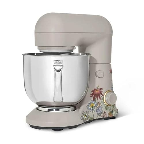 Wonderful Kitchen Stand Mixer 5.3 Qt Bowl, 12 Speeds Tilt-Head, Dough Hook Flat Beater Whisk for Baking Tasks Metal Build for Baking (Wildflower Porcini Taupe) thumbnail 5