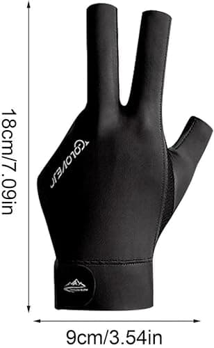 Personalized Billiards Glove, Personalized Billiard Gloves with Name, Lightweight Breathable and Perspiration-Wicking Three-Finger Gloves, Snooker Billiards Glove, Pool Glove Left Hand thumbnail 7