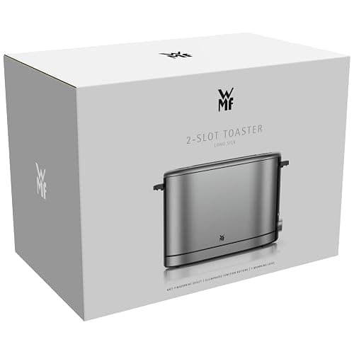 WMF Lono Silk Toaster 2 Scheiben – Edelstahl Doppelschlitz Toaster mit XXL-Brötchenaufsatz, 7 Bräunungsstufen, LED-Funktion, Krümelfach, Anti-Fingerabdruck, 900 W, spülmaschinenfreundlich thumbnail 9