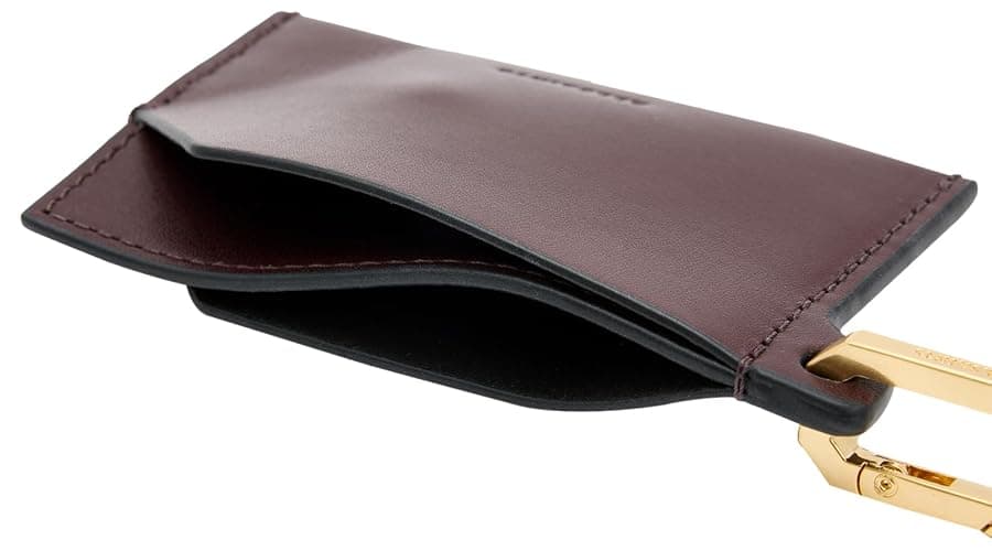 AllSaints Women's HEX CARDHOLDER, Burnt RED thumbnail 2