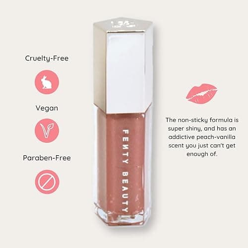 Gloss Bomb Universal Lip Luminizer - 02 Fussy by Fenty Beauty for Women - 0.3 oz Lip Gloss thumbnail 3