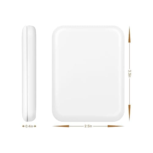 Kakuje Compact Mirror, 1X/3X Magnification LED Pocket Mirror with Nternal BIattery, Mini Mirror for Purse, Pocket,Travel and Present (White) thumbnail 7